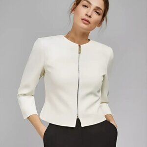 Ted Baker Eliaana Curved Hem Cropped Jacket